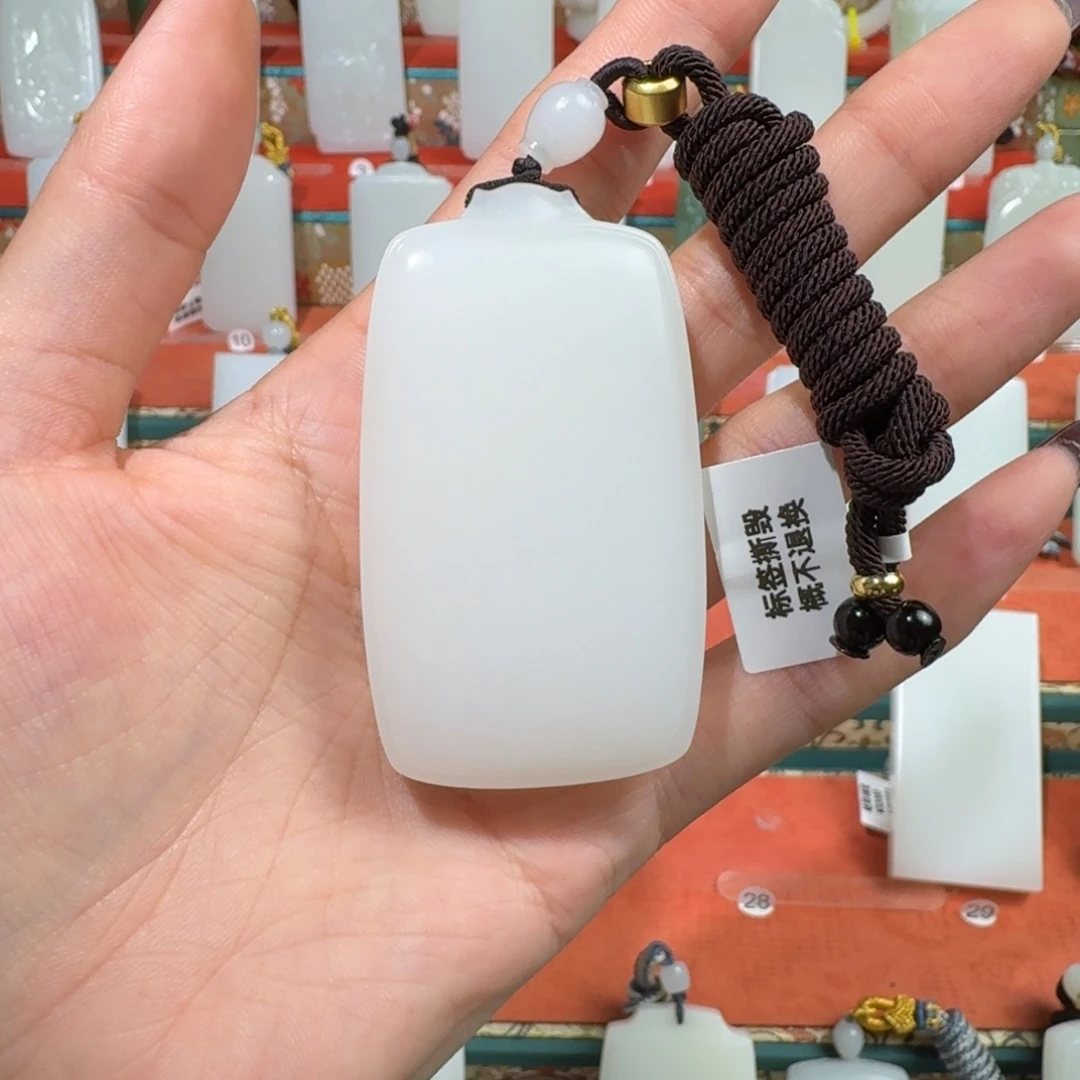 风***时和田玉未镶嵌颈饰0030