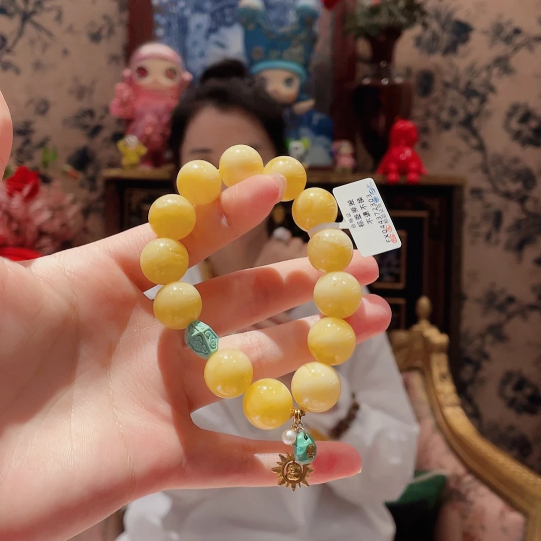 蜜蜡手串未镶嵌手串