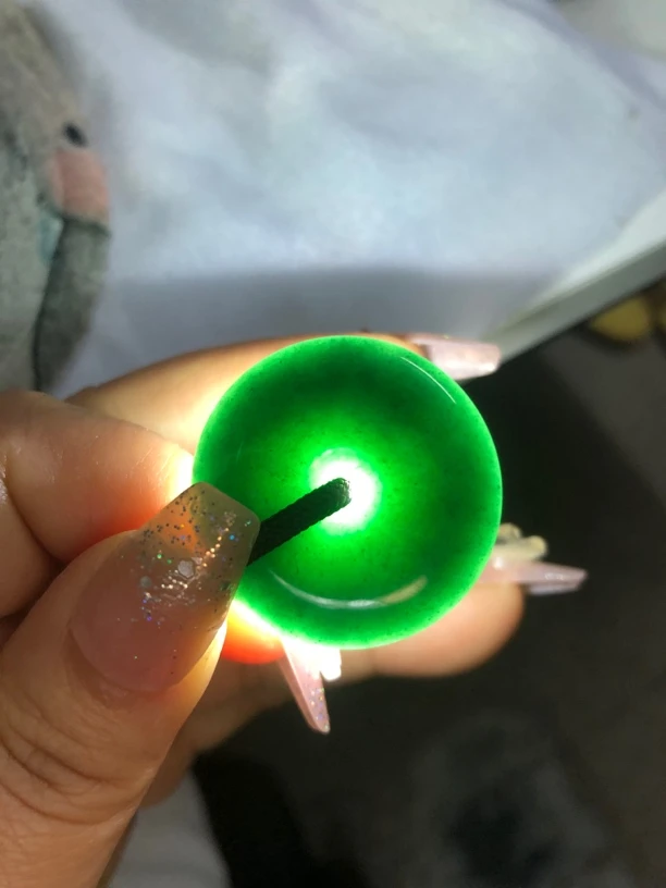 墨翠之旅翡翠A货平安扣