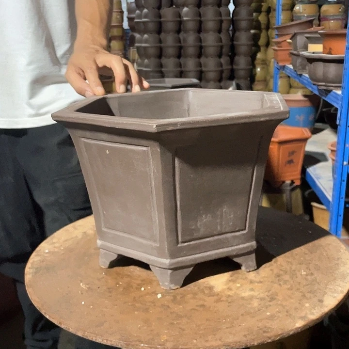 32素面六方花盆花盆