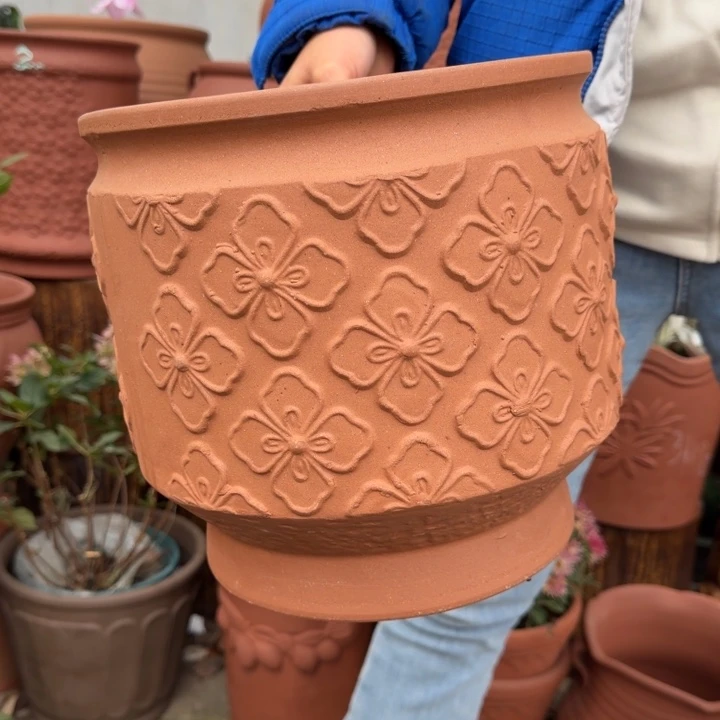 晓***云花盆紫砂口25高25宜兴紫砂