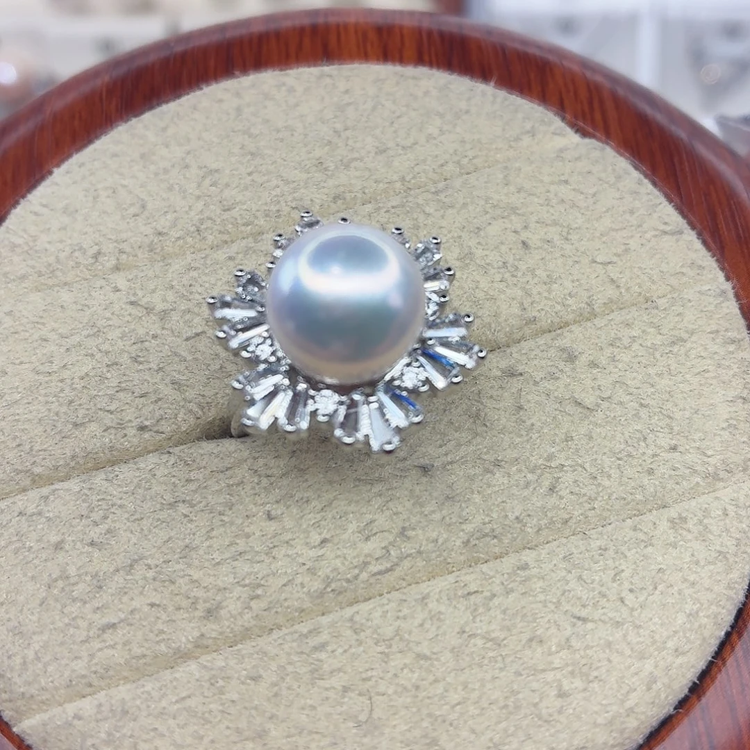 淡水珍珠戒指合金F