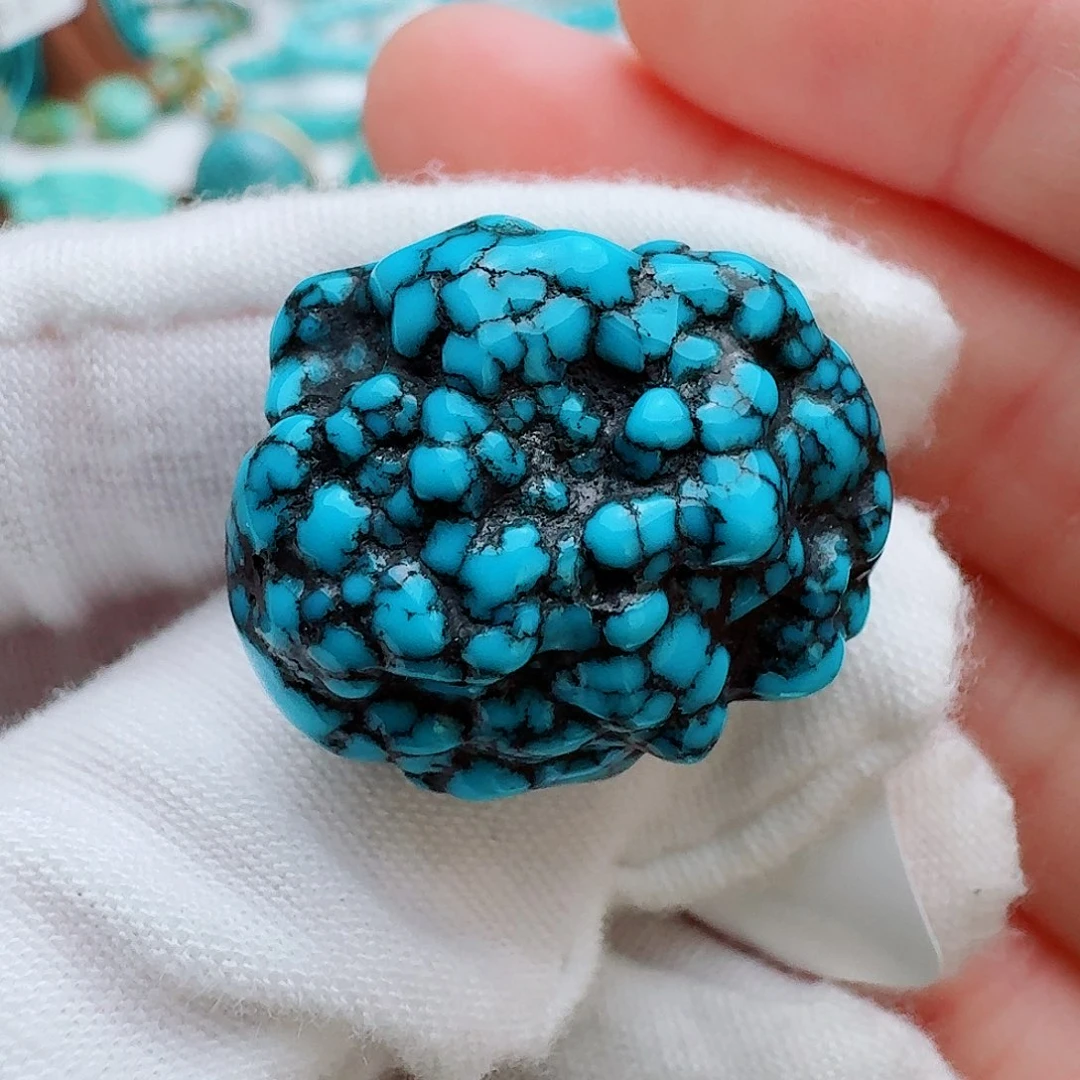 未镶嵌绿松石珠宝奇石