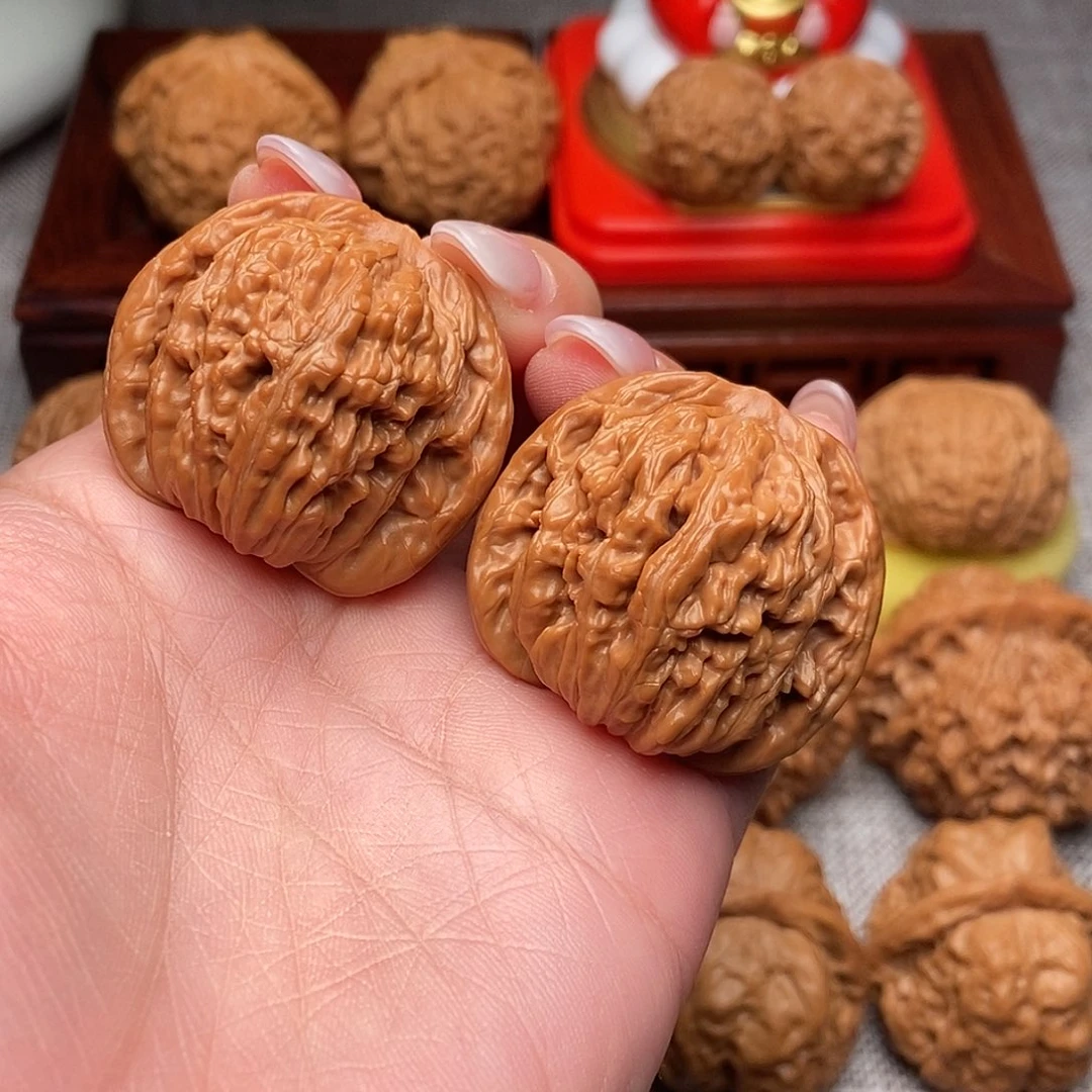 文玩核桃把件手捻汉高楼37全品