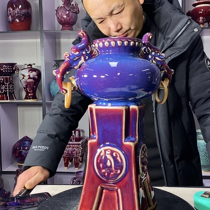 瓷片中国神垕精品钧瓷