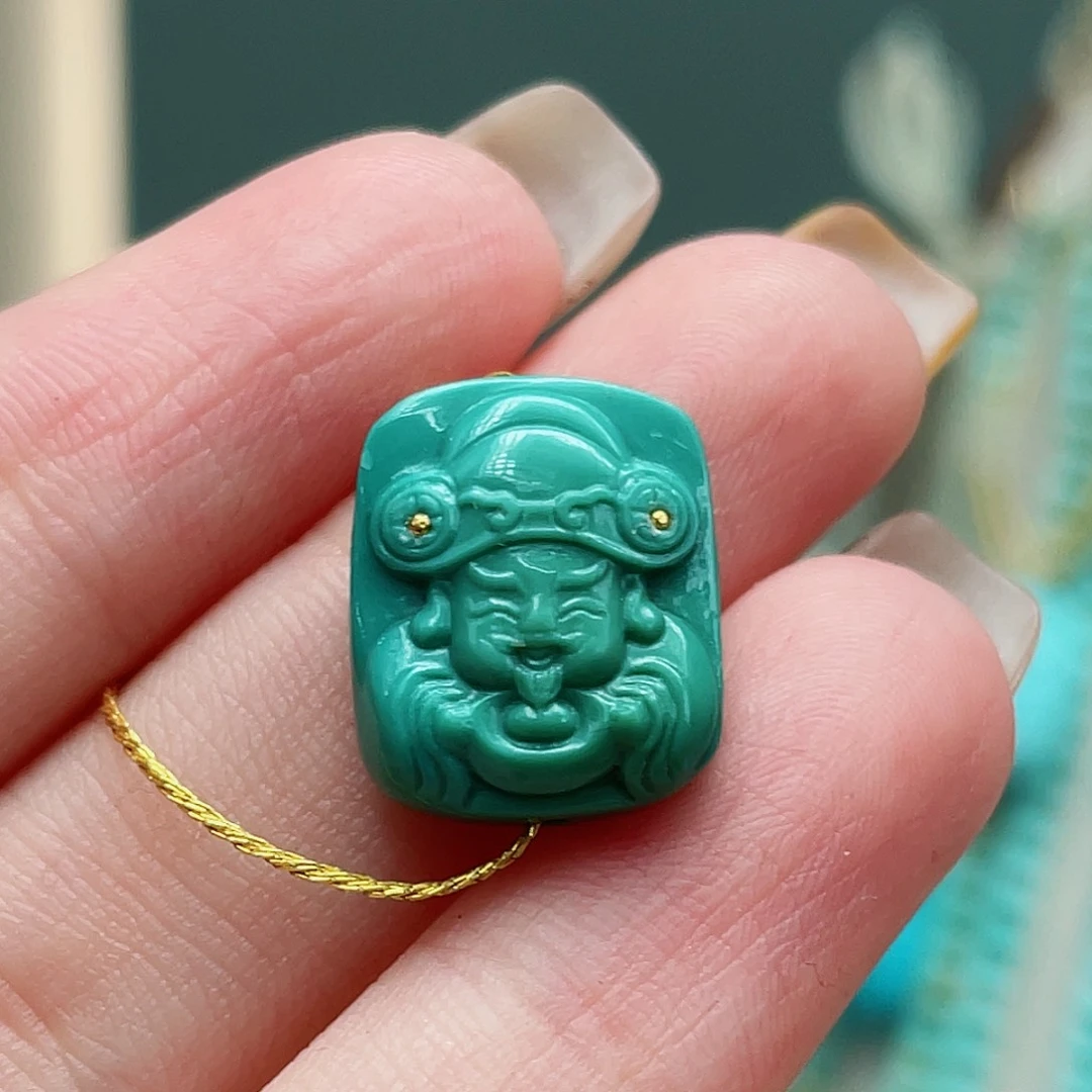 绿松石未镶嵌颈饰