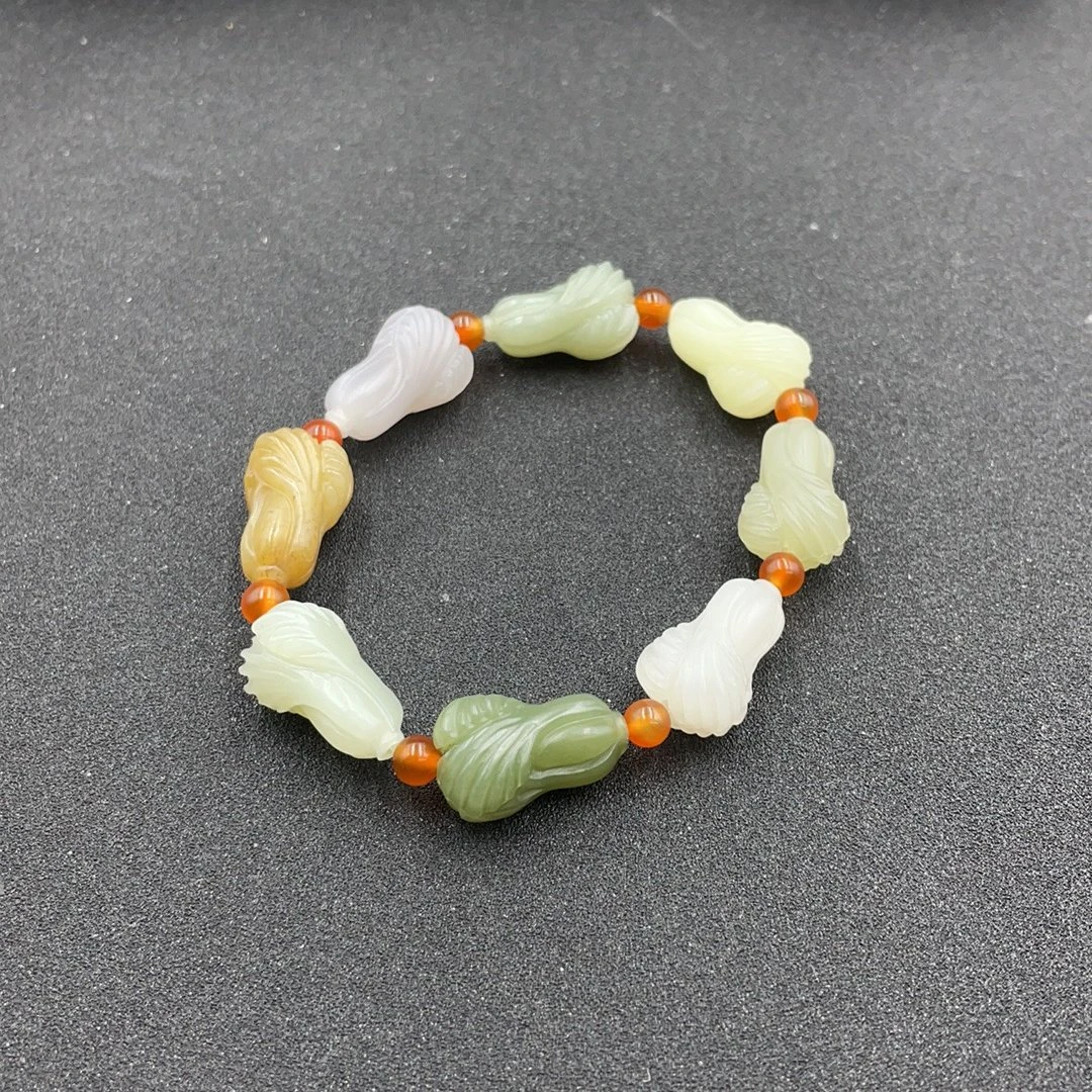 BY0205FWY标09 和田玉手串