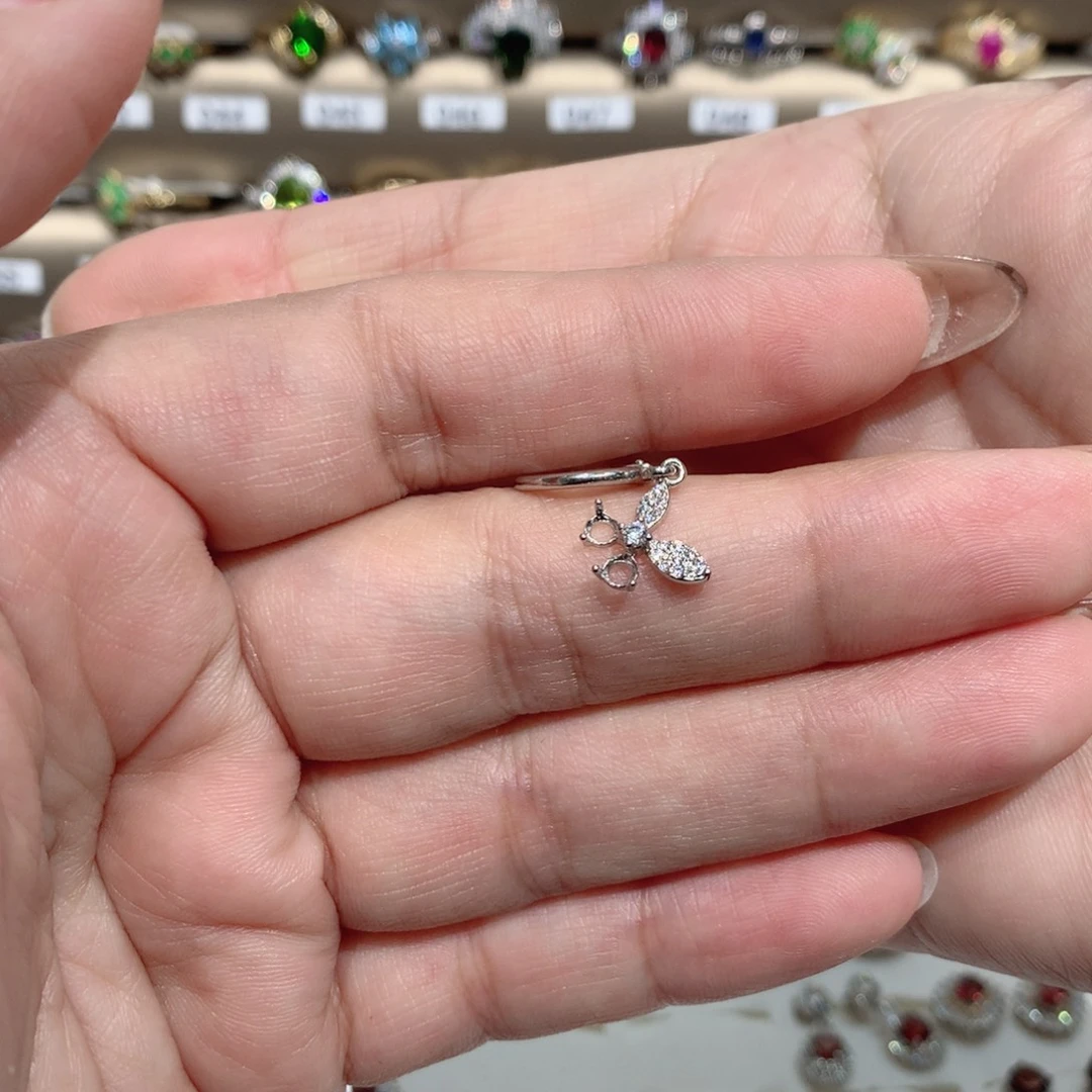 碧玺银S925镶嵌戒指