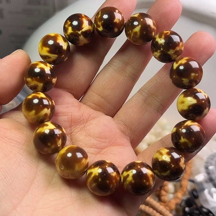 紫金鼠把件火焰纹