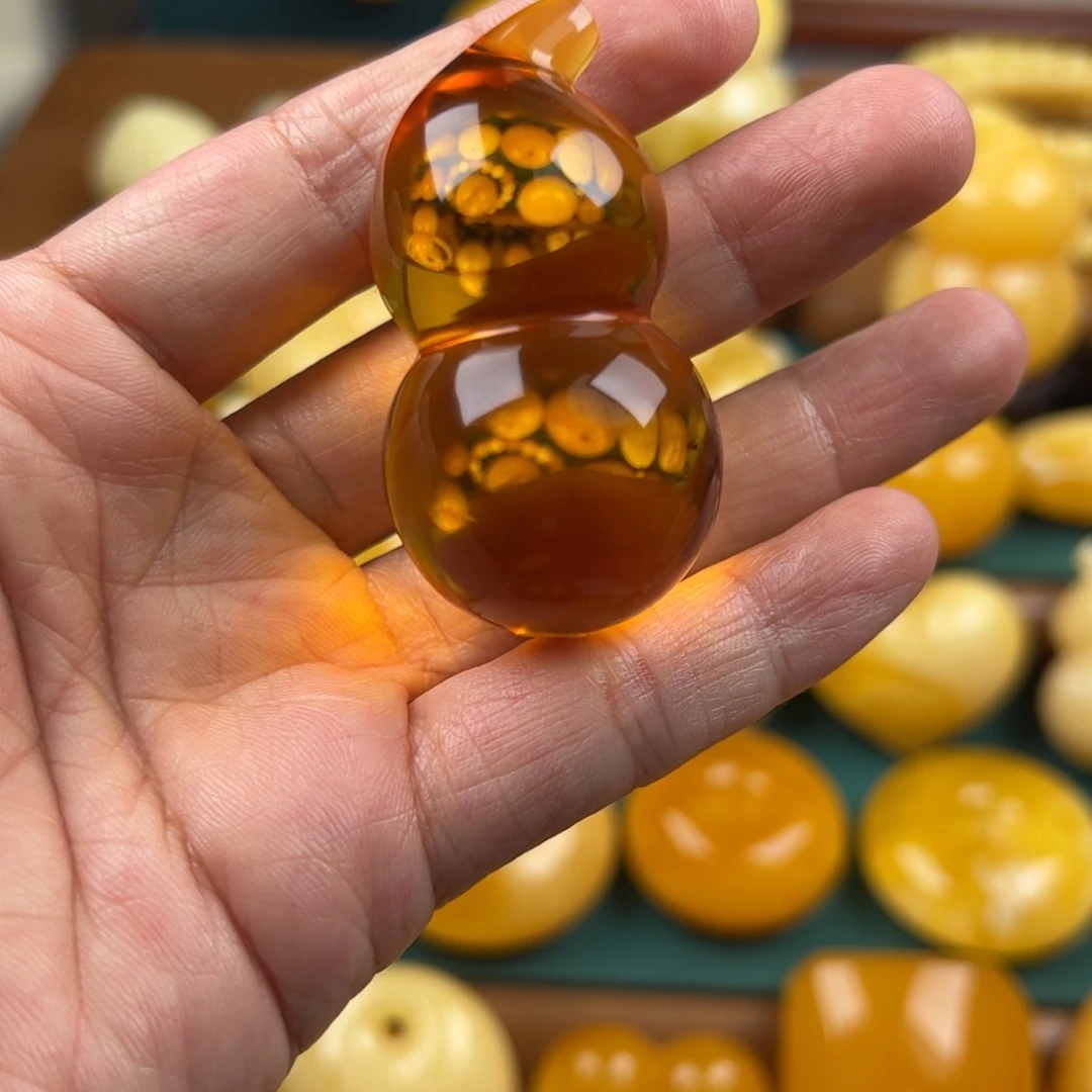 灵***梦琥珀未镶嵌颈饰纯天然琥珀蜜蜡无优化