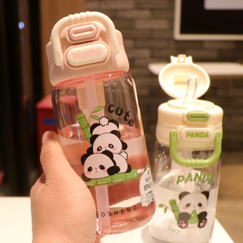 夏季儿童水杯上学专用夏天吸管杯子tritan女孩小学生宝宝直饮水壶