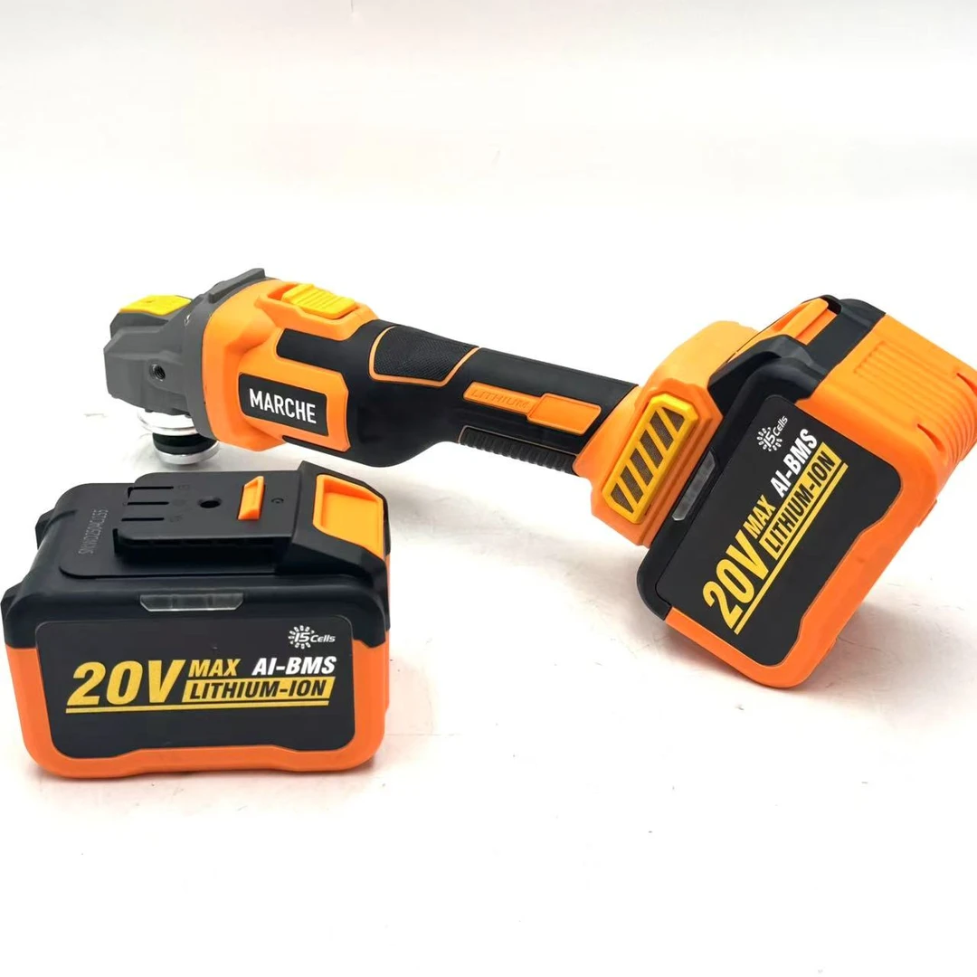牧高 新款20V15节电芯工业款纯铜无刷角磨机两电一充M298-15A2