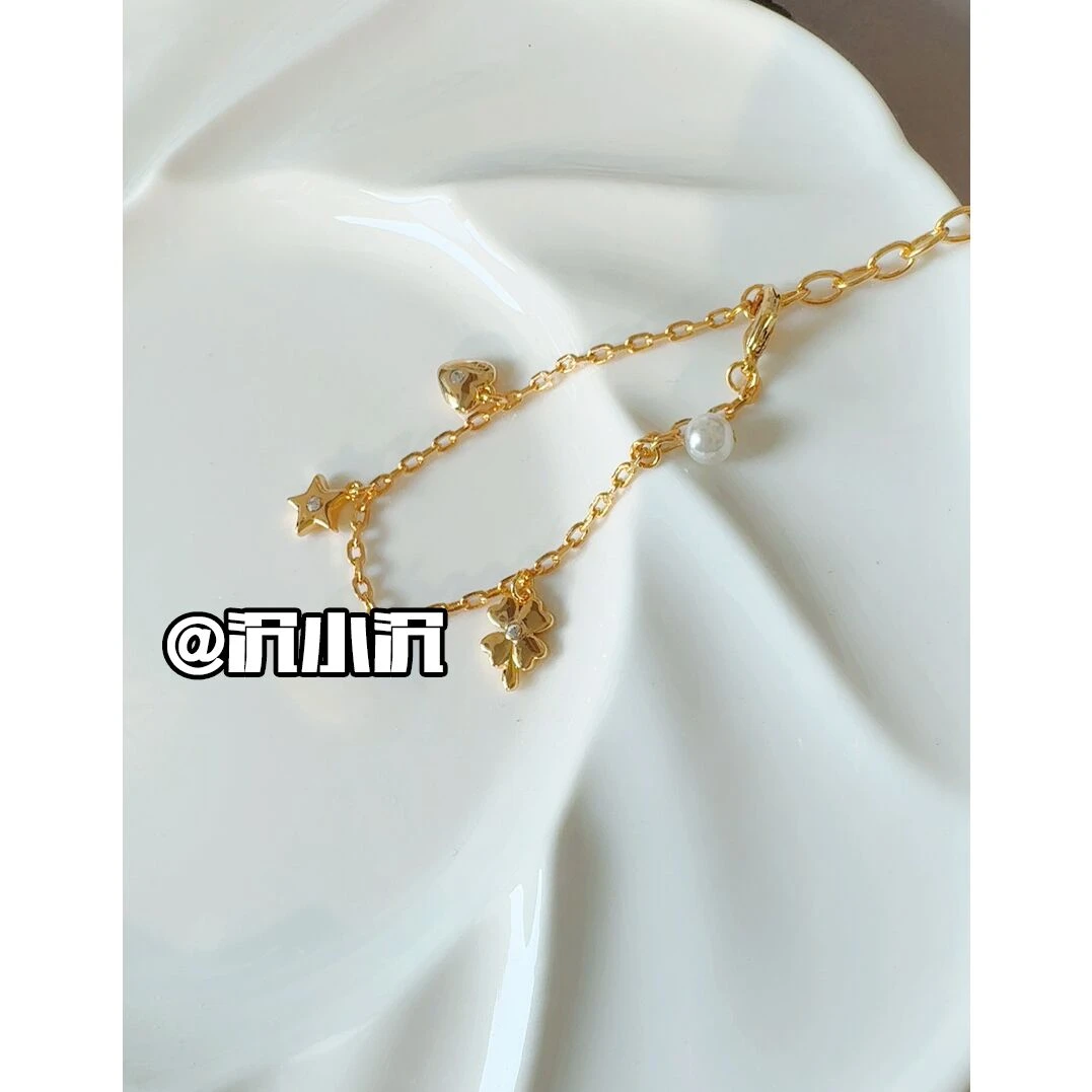 铜合金手链 【猪鼻手链】迪迪高版本猪鼻吊坠手链D06