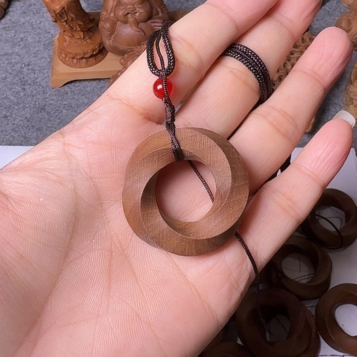 手串/手链檀香木老山檀香莫比乌斯环吊坠