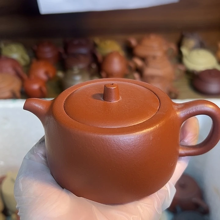 紫砂茶壶宜兴紫砂壶朱泥
