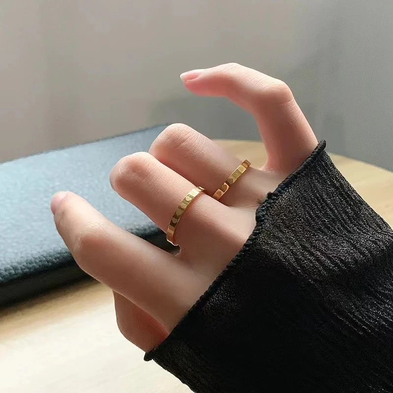 钛钢戒指 钛钢材质 爱心戒指闭口  JIA