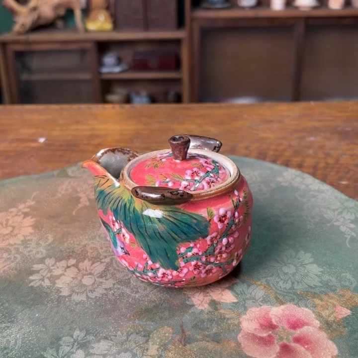 柴烧纯手工手绘陶瓷