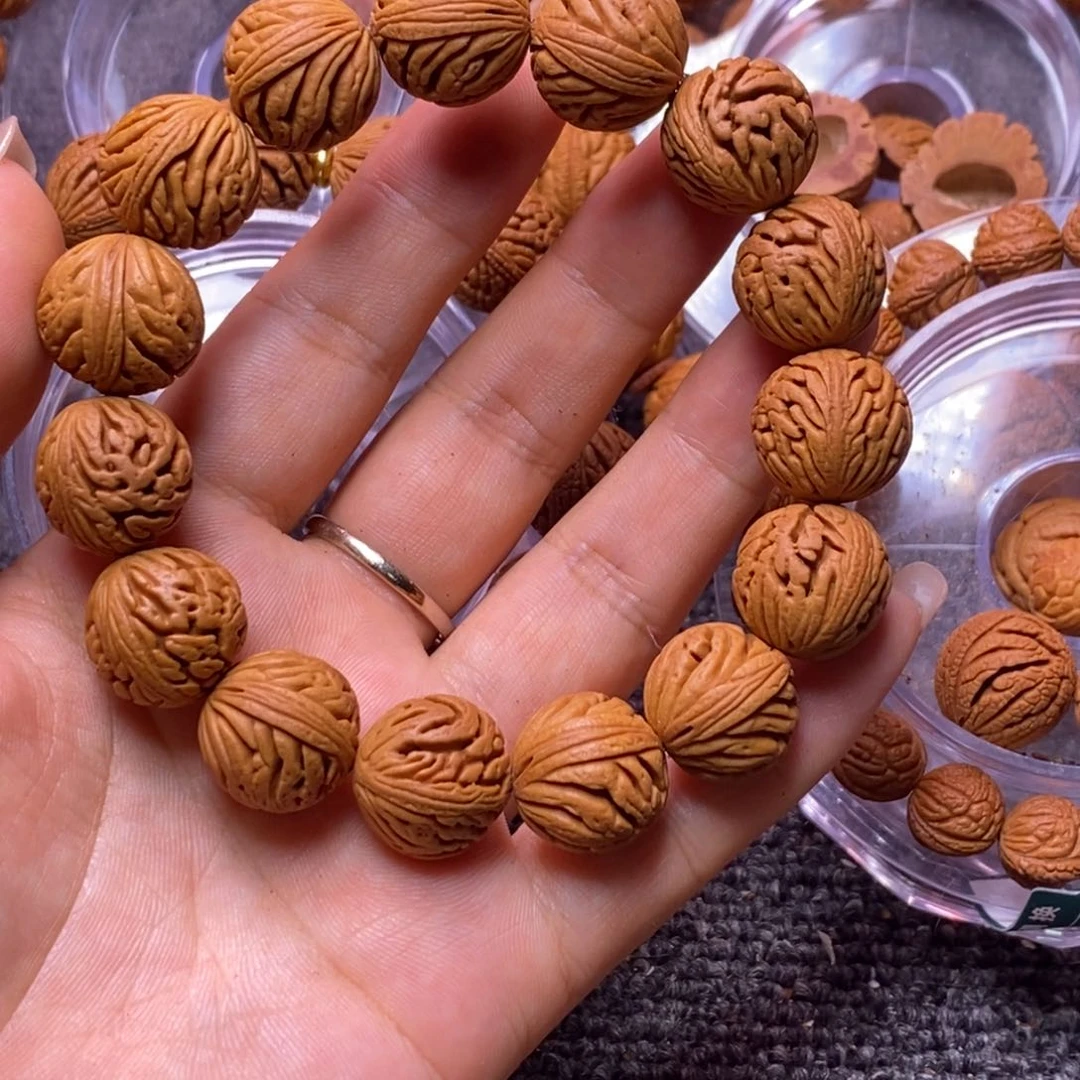 秦岭龙纹桃核单圈