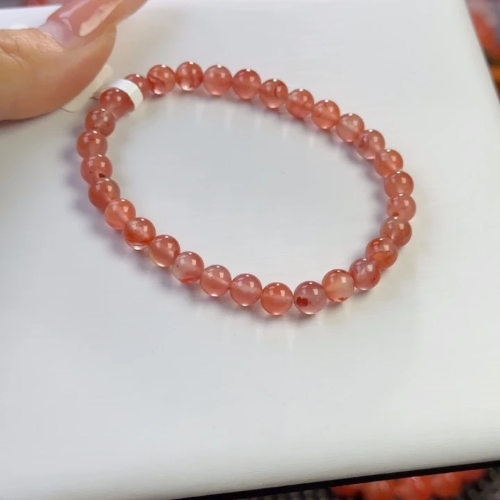 南红玛瑙未镶嵌珠宝半成品单圈