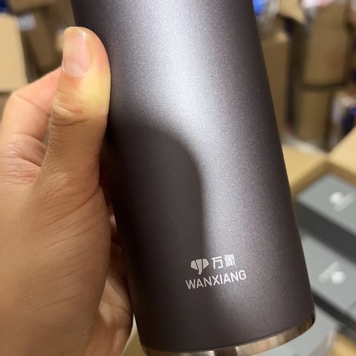 万象316550550122550灰色保温杯加杯套