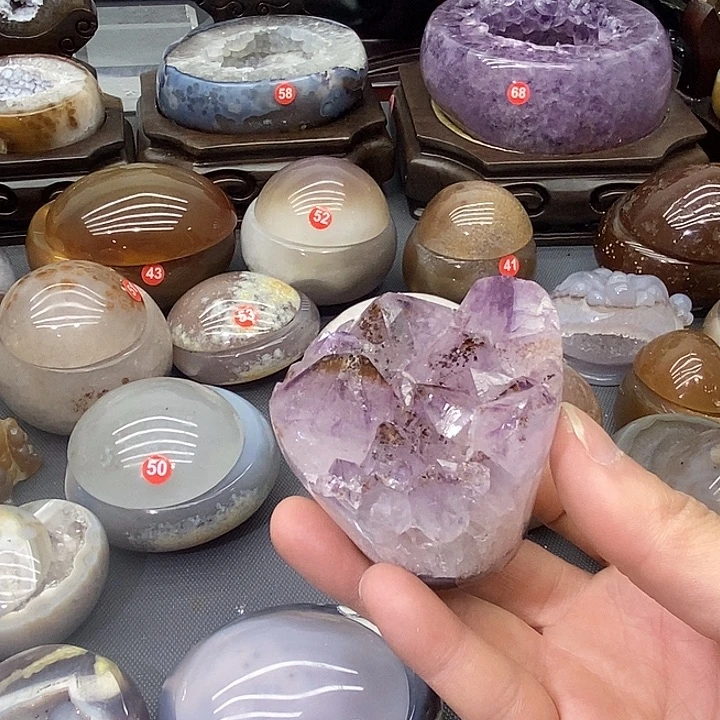 未镶嵌摆件紫晶紫晶