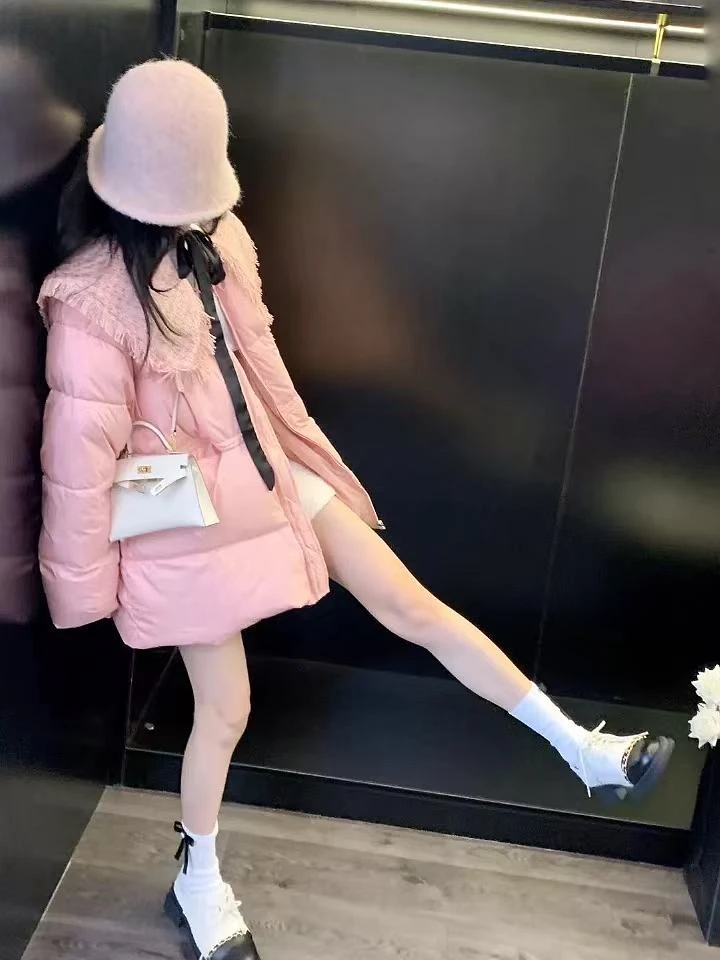 【李姑娘专属】001冬季新款流苏小香风娃娃领外套