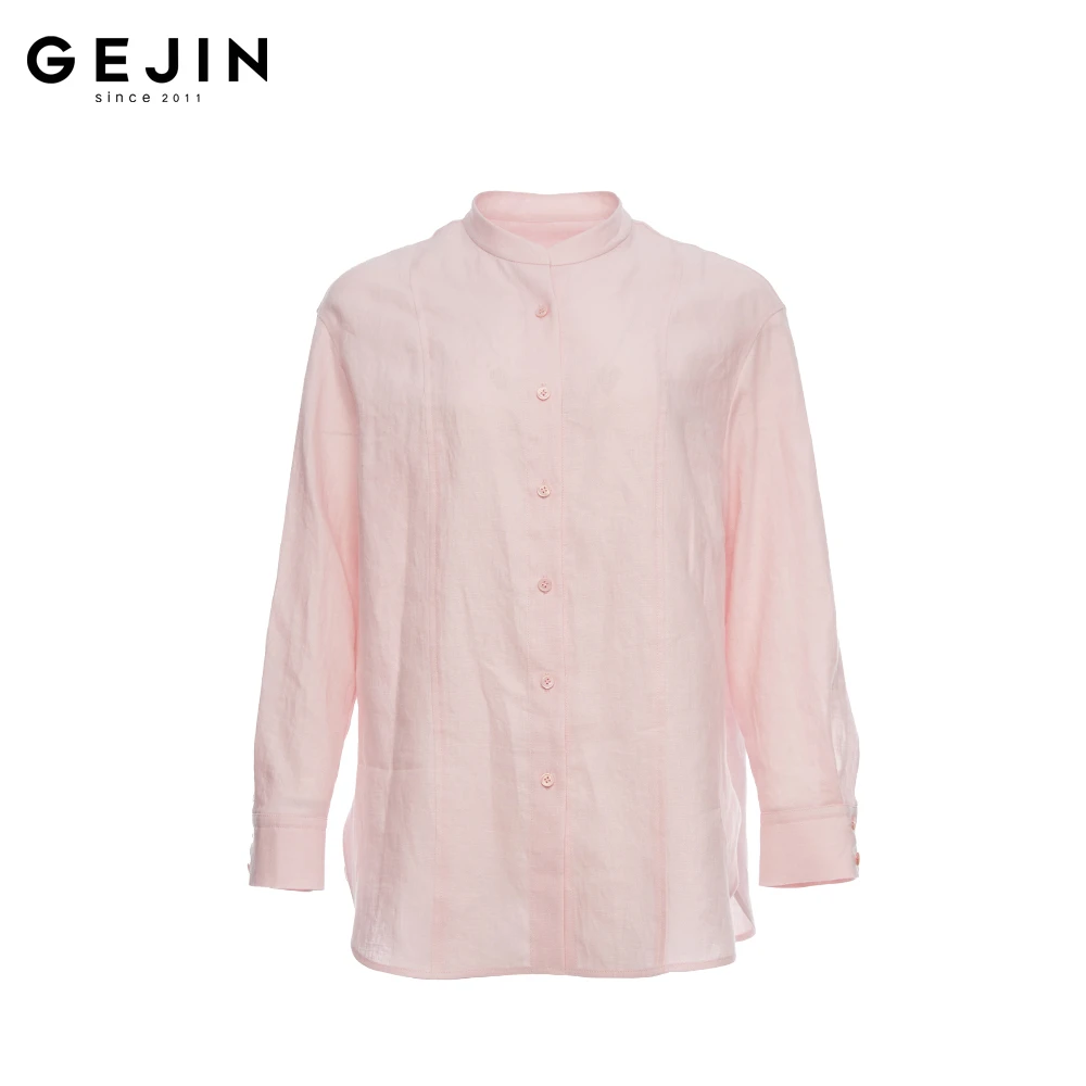 GEJIN/歌锦2025新春长袖时尚休闲春夏衬衣9132520046