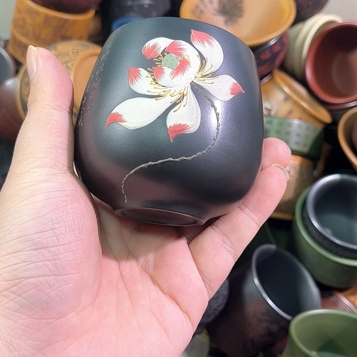 茶杯紫砂全手工紫砂主人杯