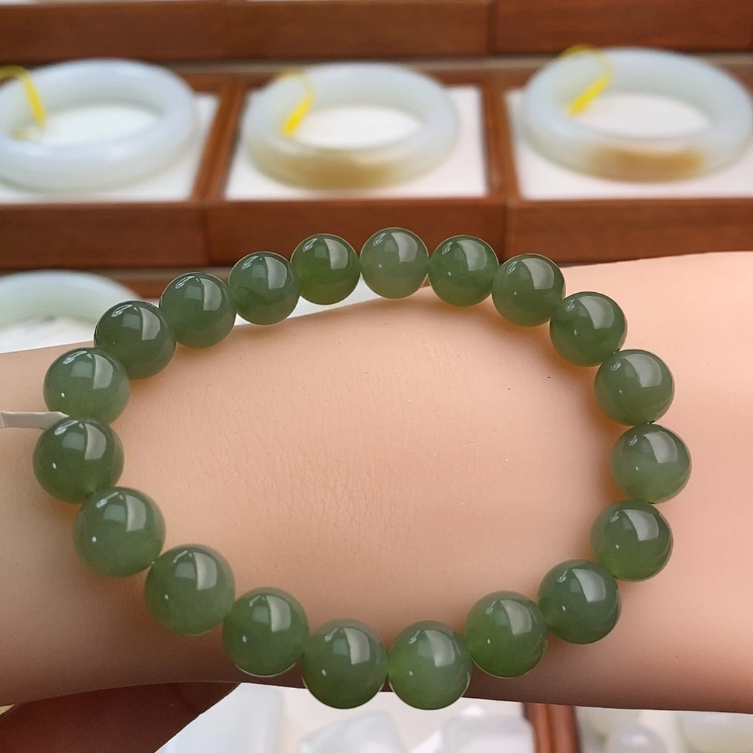 和田玉（糖玉）未镶嵌手链