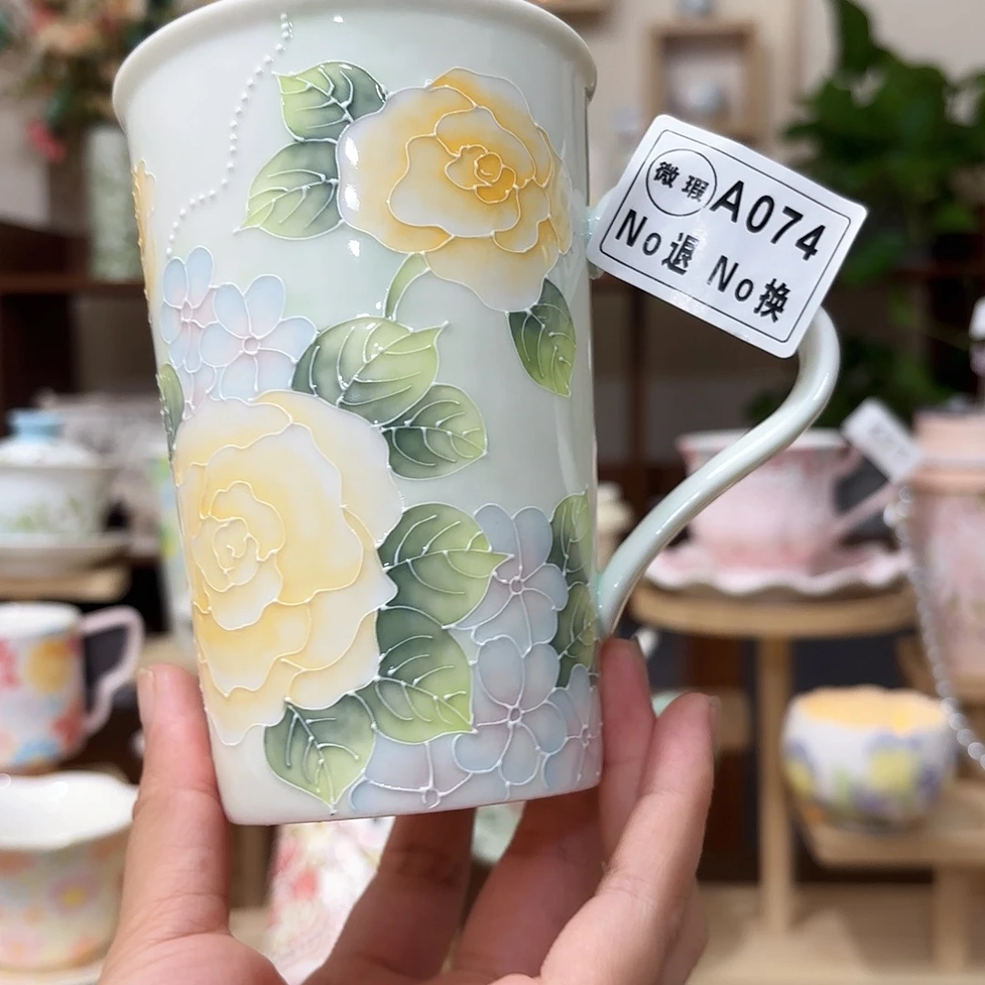 手绘创意高温釉下彩陶瓷