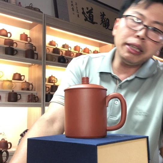 茶杯朱泥微瑕容量300