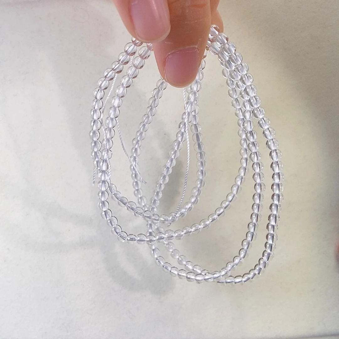 未镶嵌颈饰水晶45-50cm长度3mm