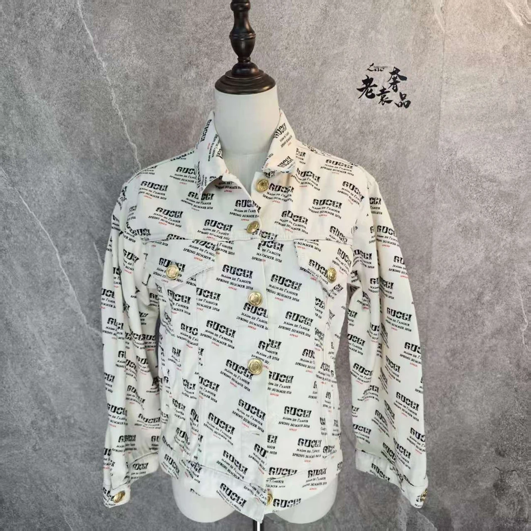 95新 GUCCI/古驰 海囤Q/古驰上衣/42码/ya186564