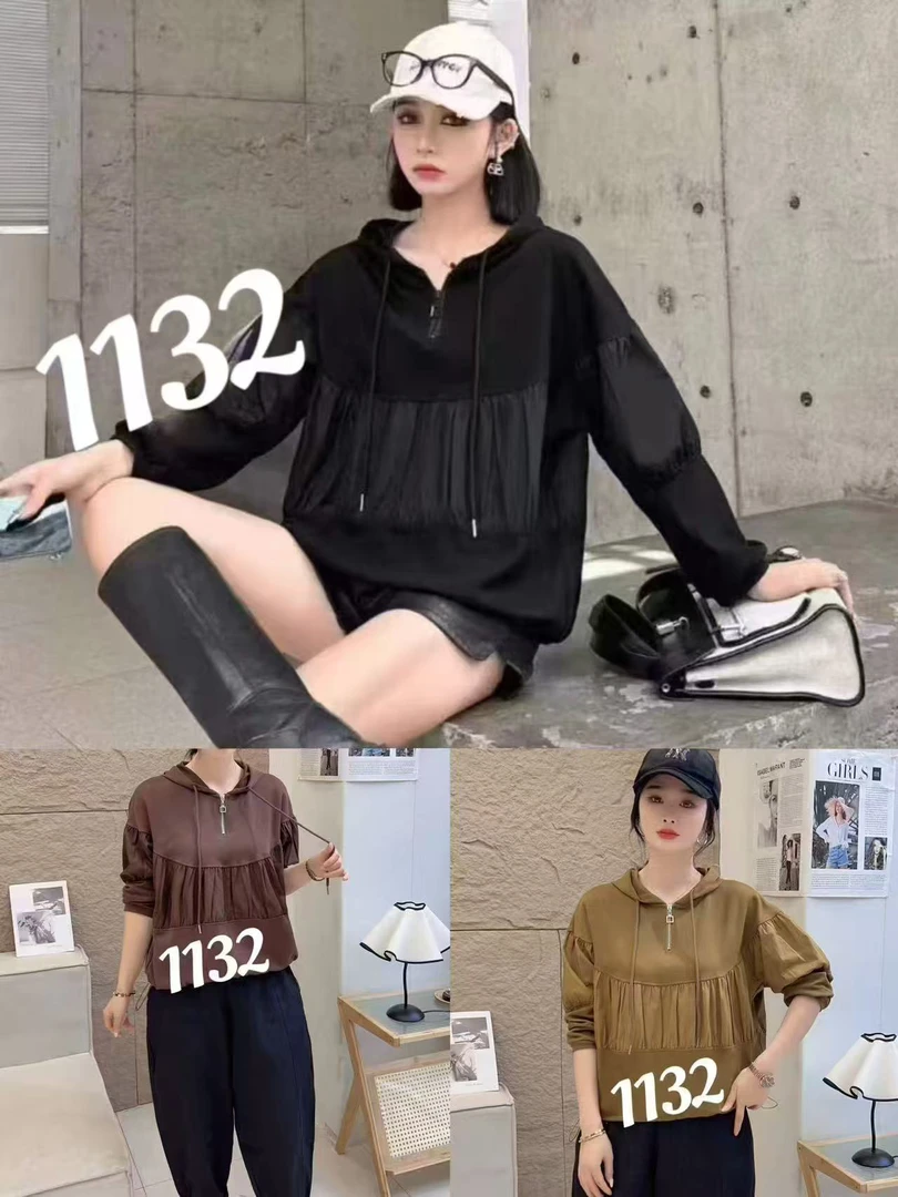 E31-女士春秋款连帽卫衣