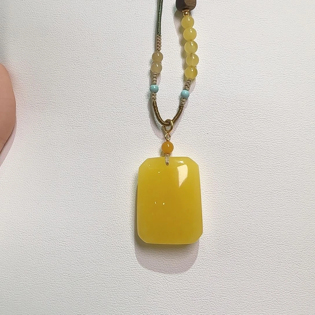 蜜蜡颈饰未镶嵌蜜蜡