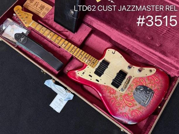 Fender 佩斯利LTD56 LTD62 JAZZMASTER变形虫电吉他