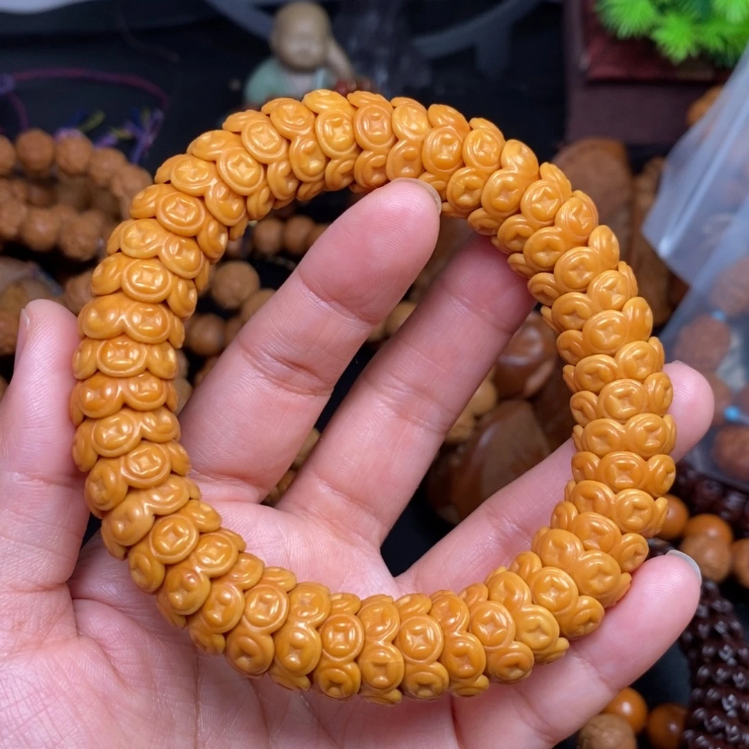 菩提籽类橄榄猴头核桃雕刻手串手链项链吊坠