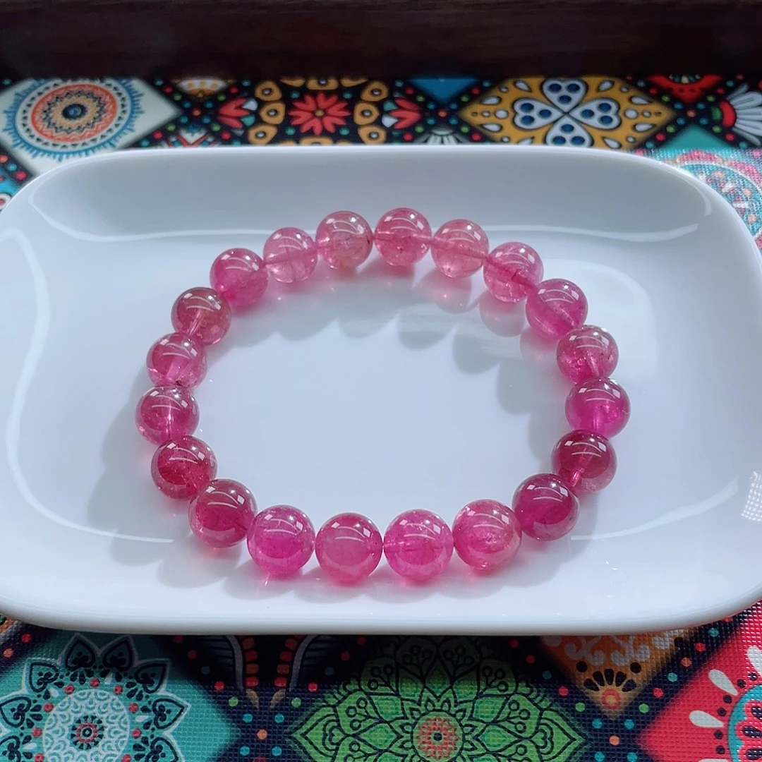 手链碧玺未镶嵌10mm左右