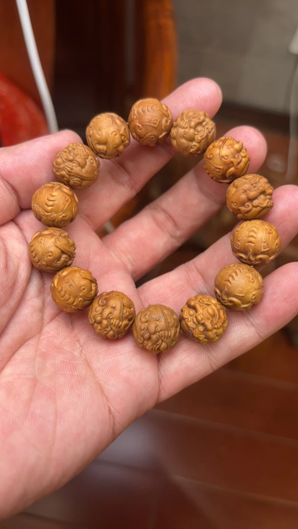 印度正区迈索尔兰老山檀香，貔貅1.5单圈