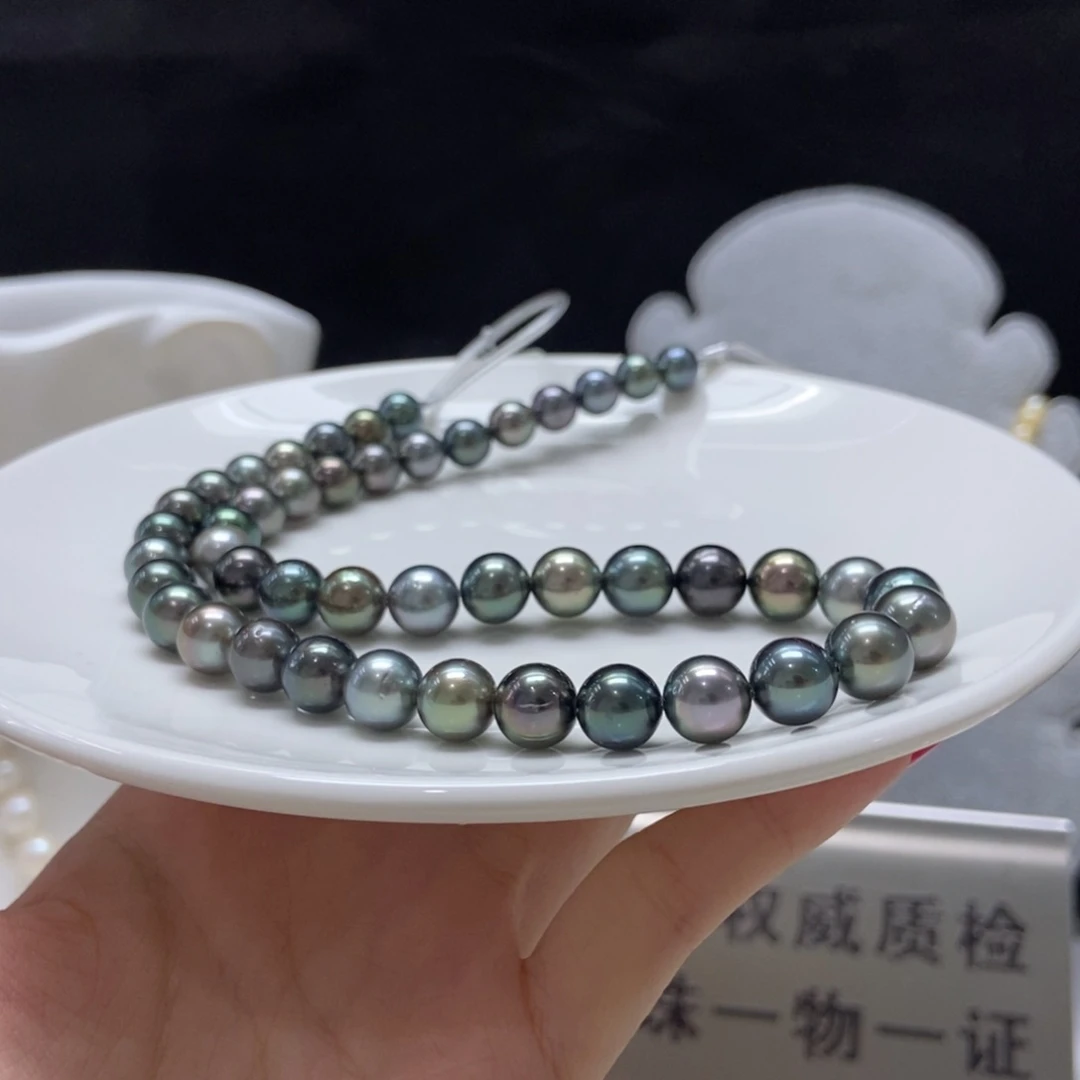 海水珍珠颈饰银S925镶嵌