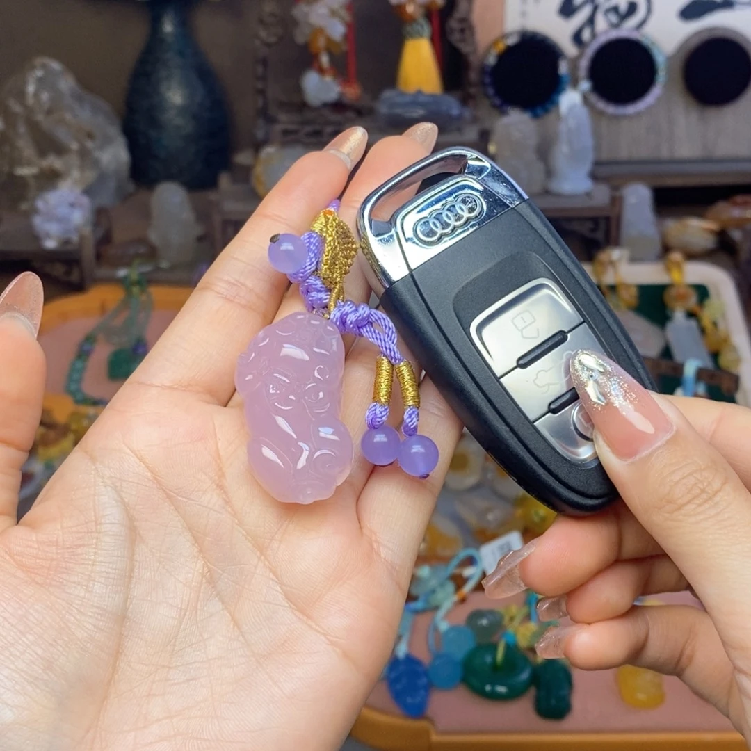 玛瑙/玉髓未镶嵌颈饰挂件