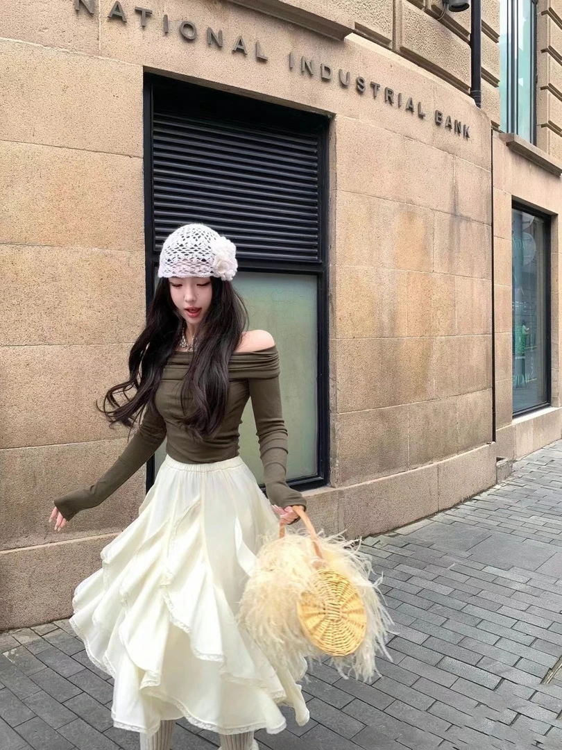 浪漫春季仙女裙半裙