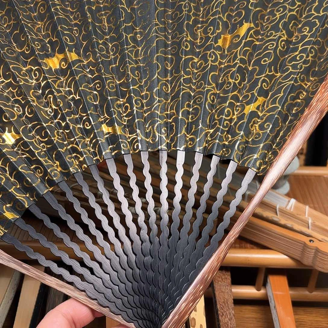 扇子芝麻粽龙鳞祥云金