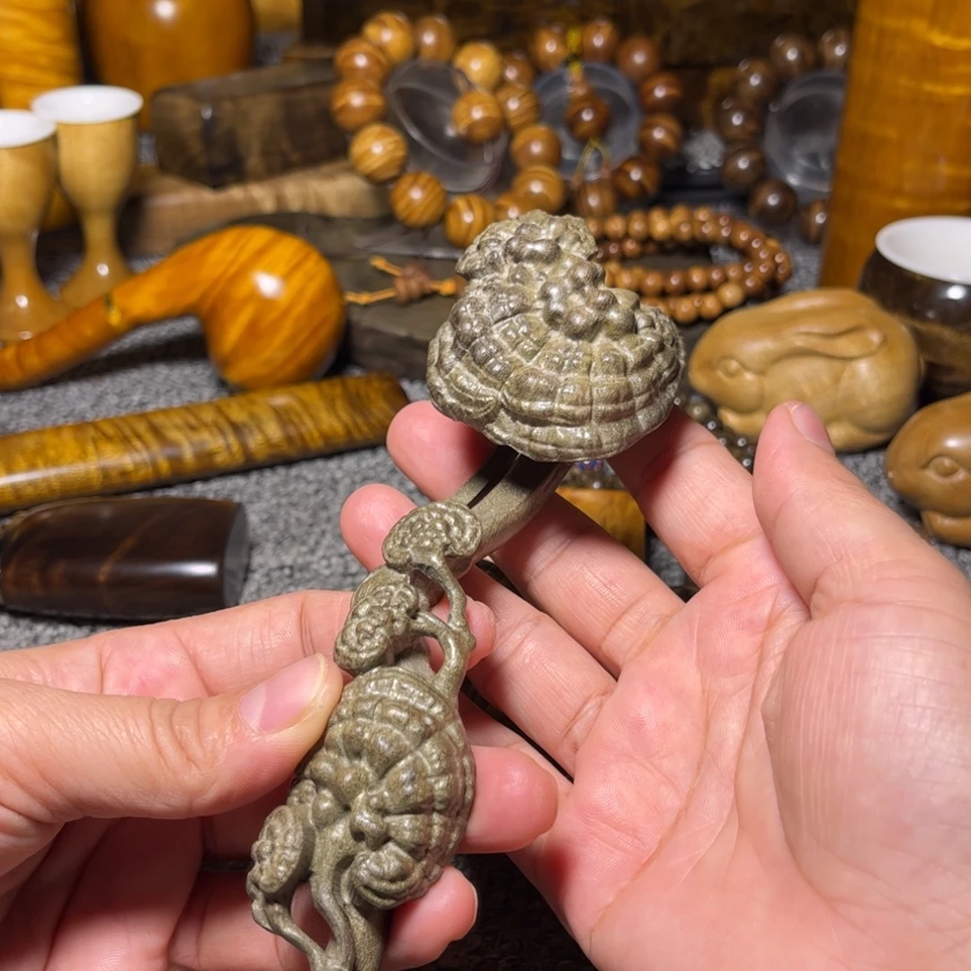 金丝楠阴沉木灵芝如意