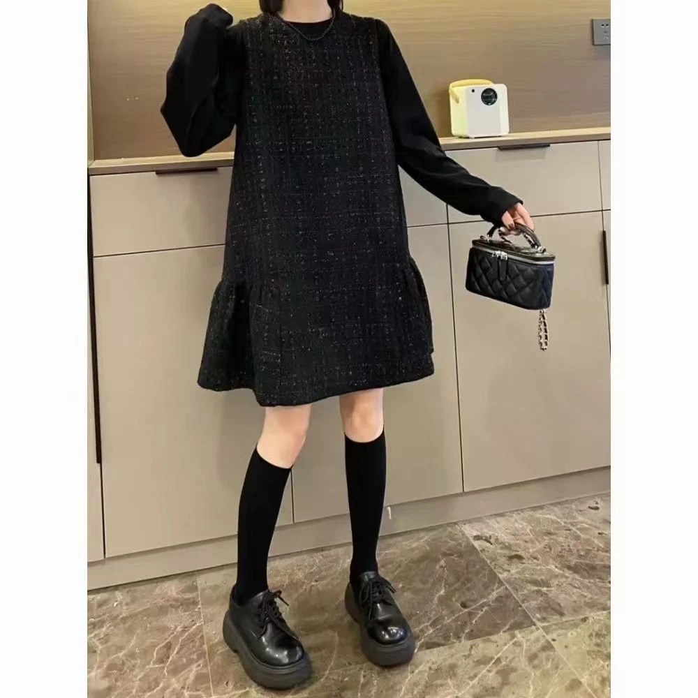 Miss Huo 小香风两件套 A 黑色 955-22