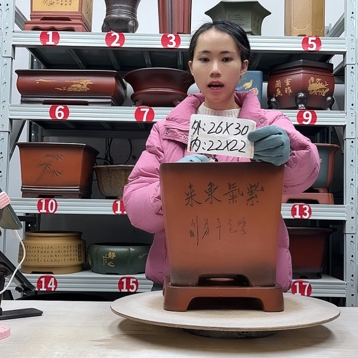 紫砂花盆紫砂花盆