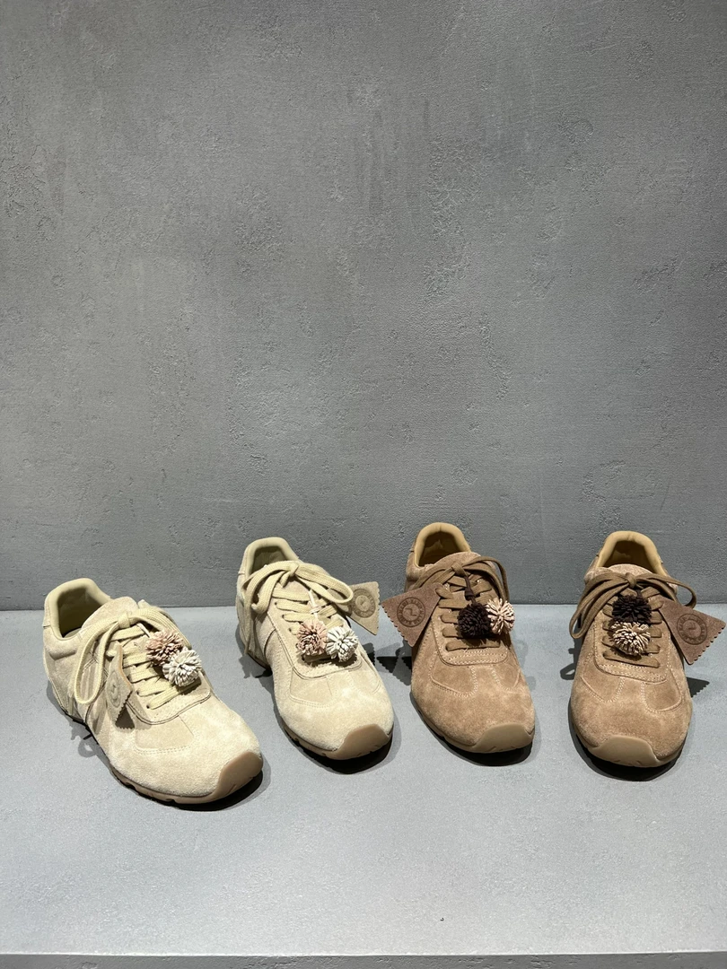 欧洲站2025秋季新款磨砂皮洋气百搭内增高德训鞋女阿甘鞋欧货爆款