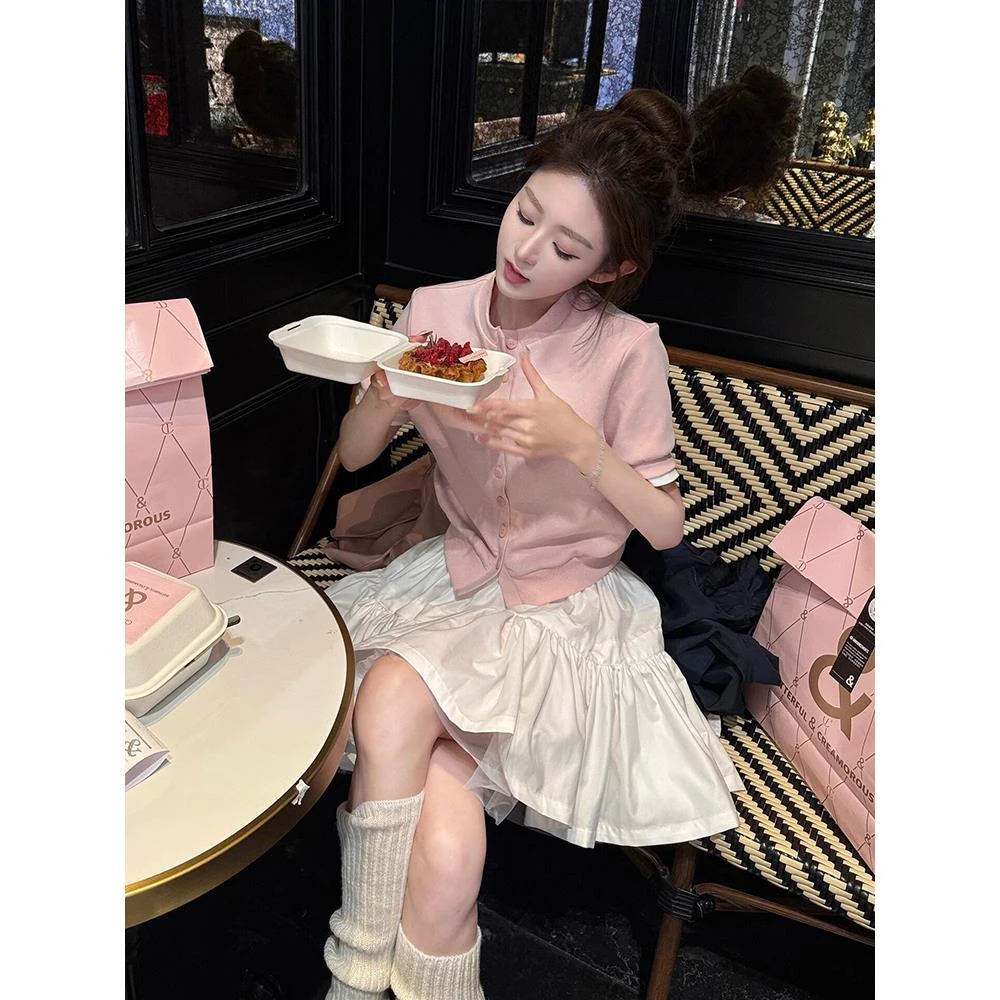 小香风套装女夏2026新款爆款气质女神范高端小个子短裙穿搭一整套