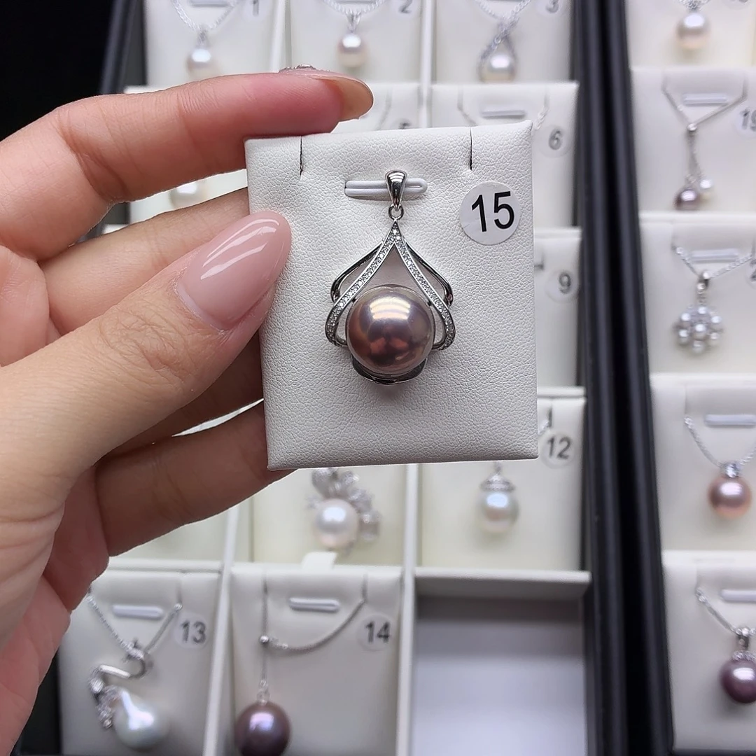 坠链均925银14.6无暇含链