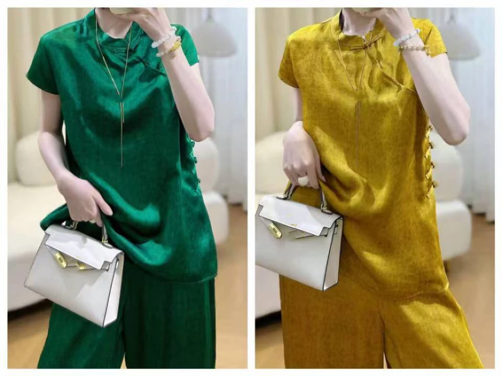 【BAI】新中式衬衫中长款夏季复古小衫11018